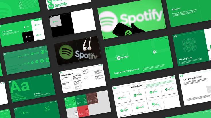 guide spotify colors and fonts